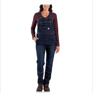 RUGGED FLEX® DENIM DOUBLE-FRONT BIB OVERALLS size 20 xxl